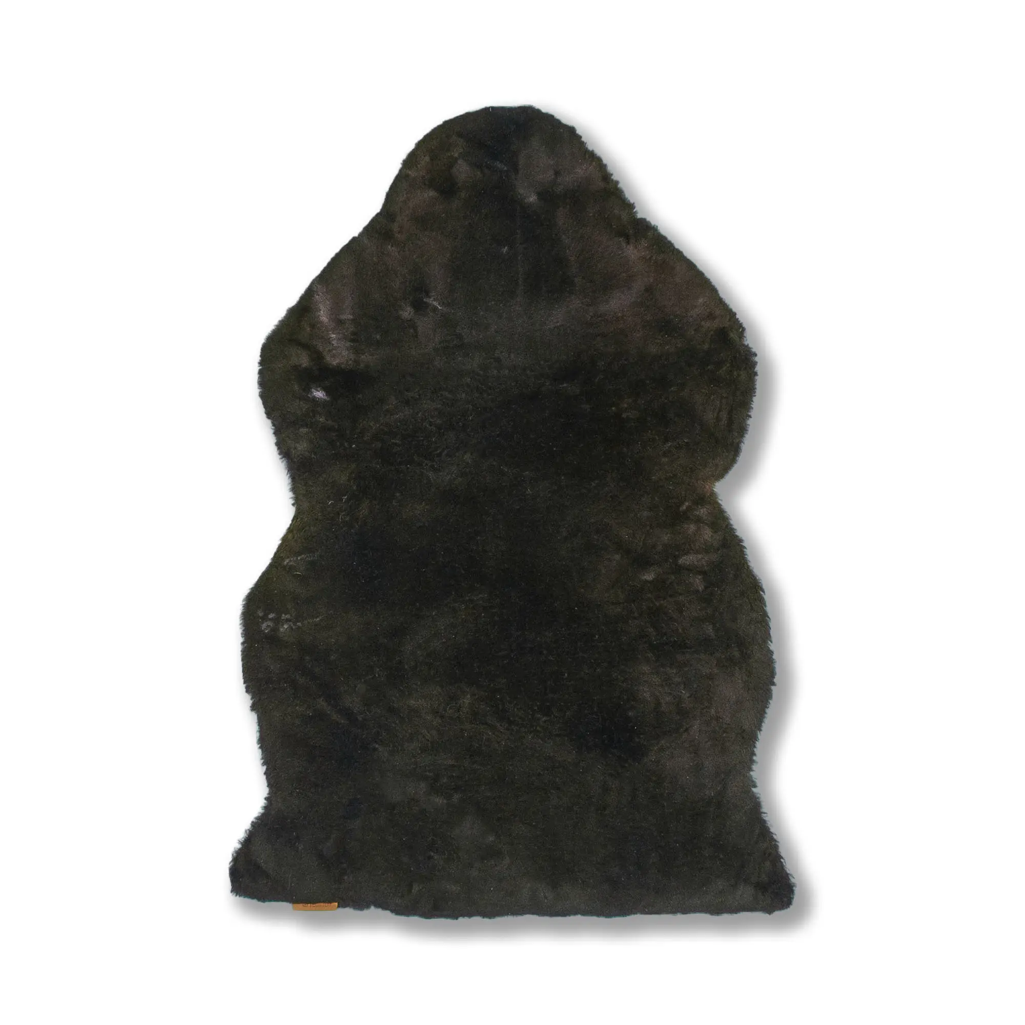 Schaffell meliert geschoren - dunkel