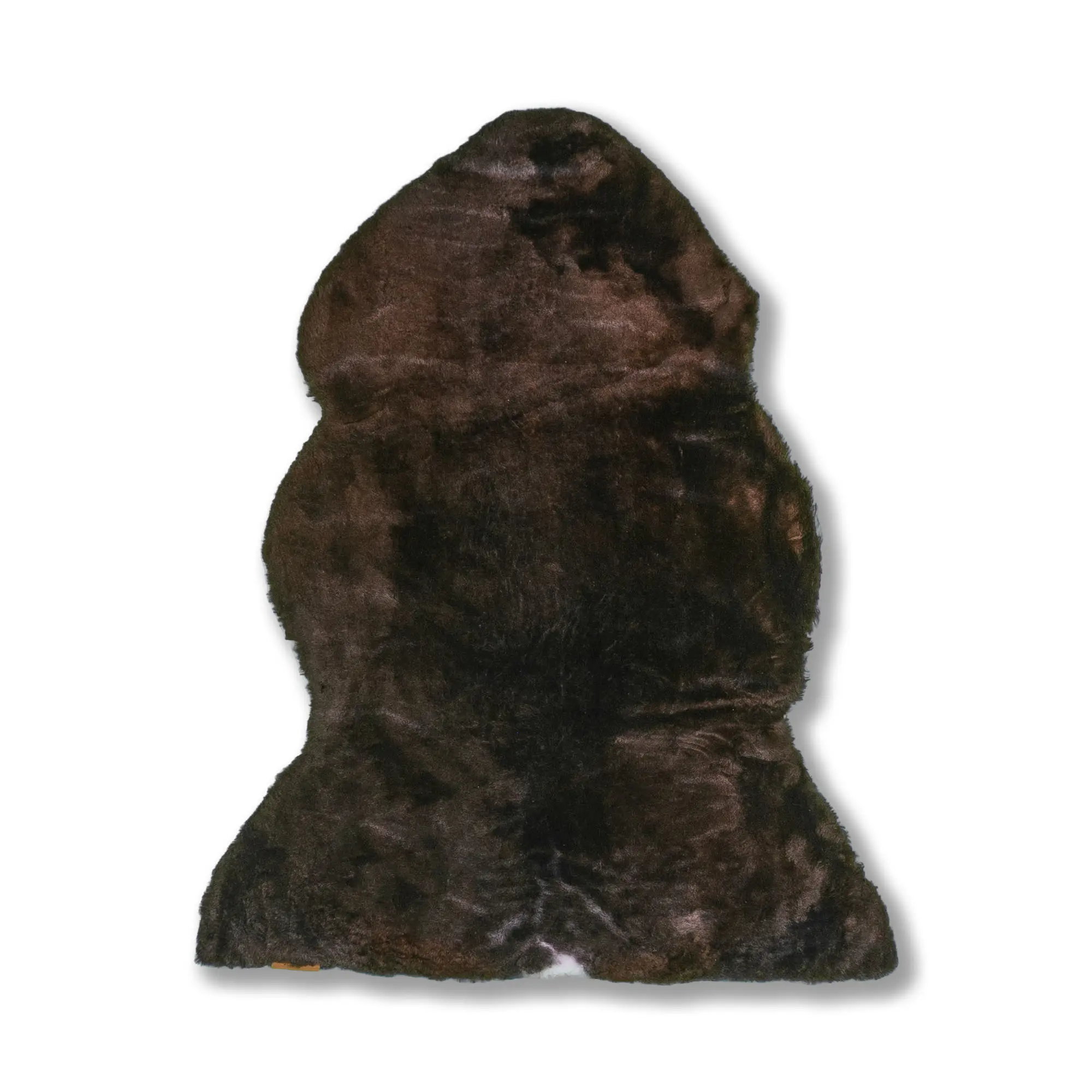 Schaffell meliert geschoren - dunkel