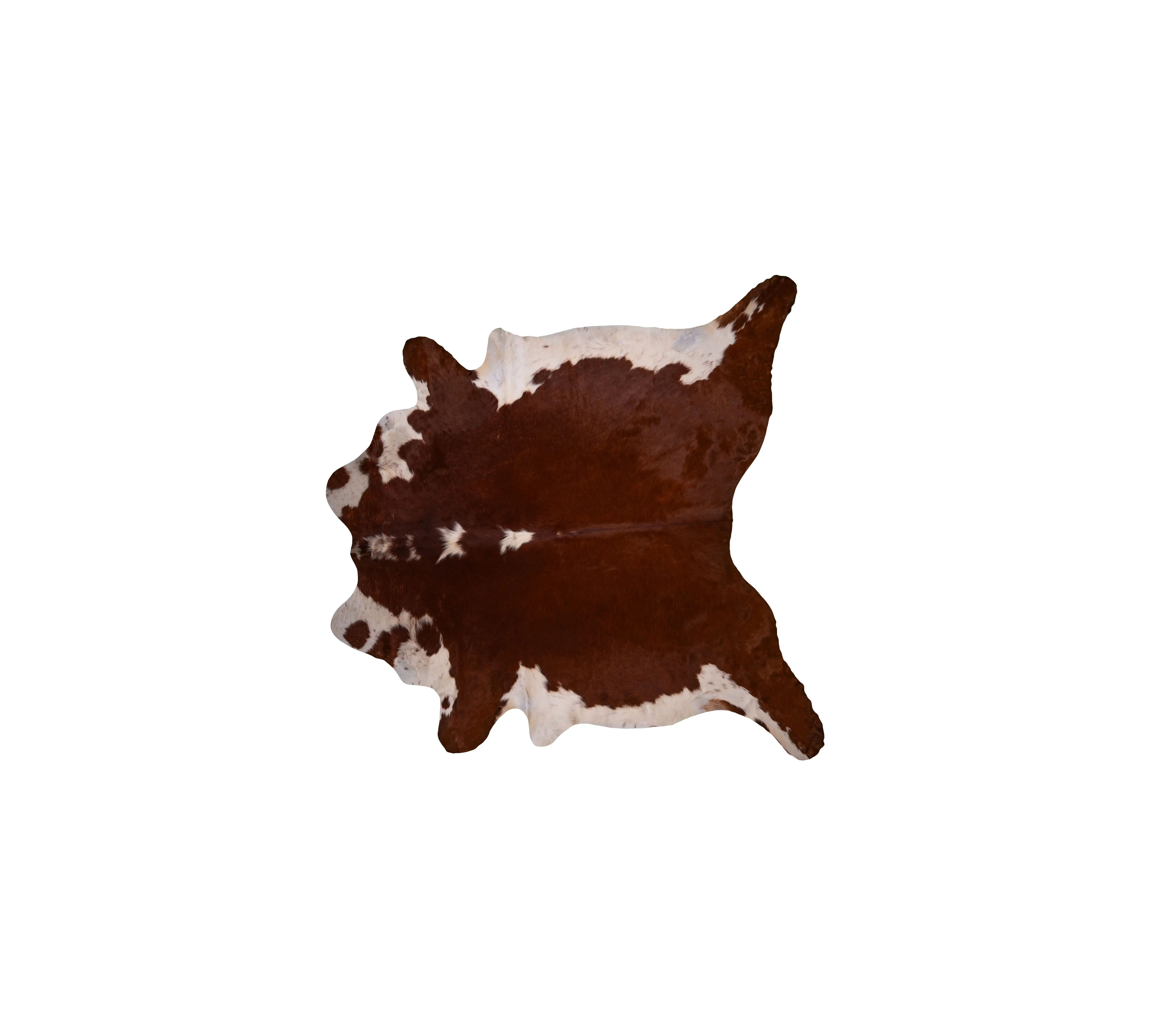 Cowhide, Brown-and-White 3-4 m²