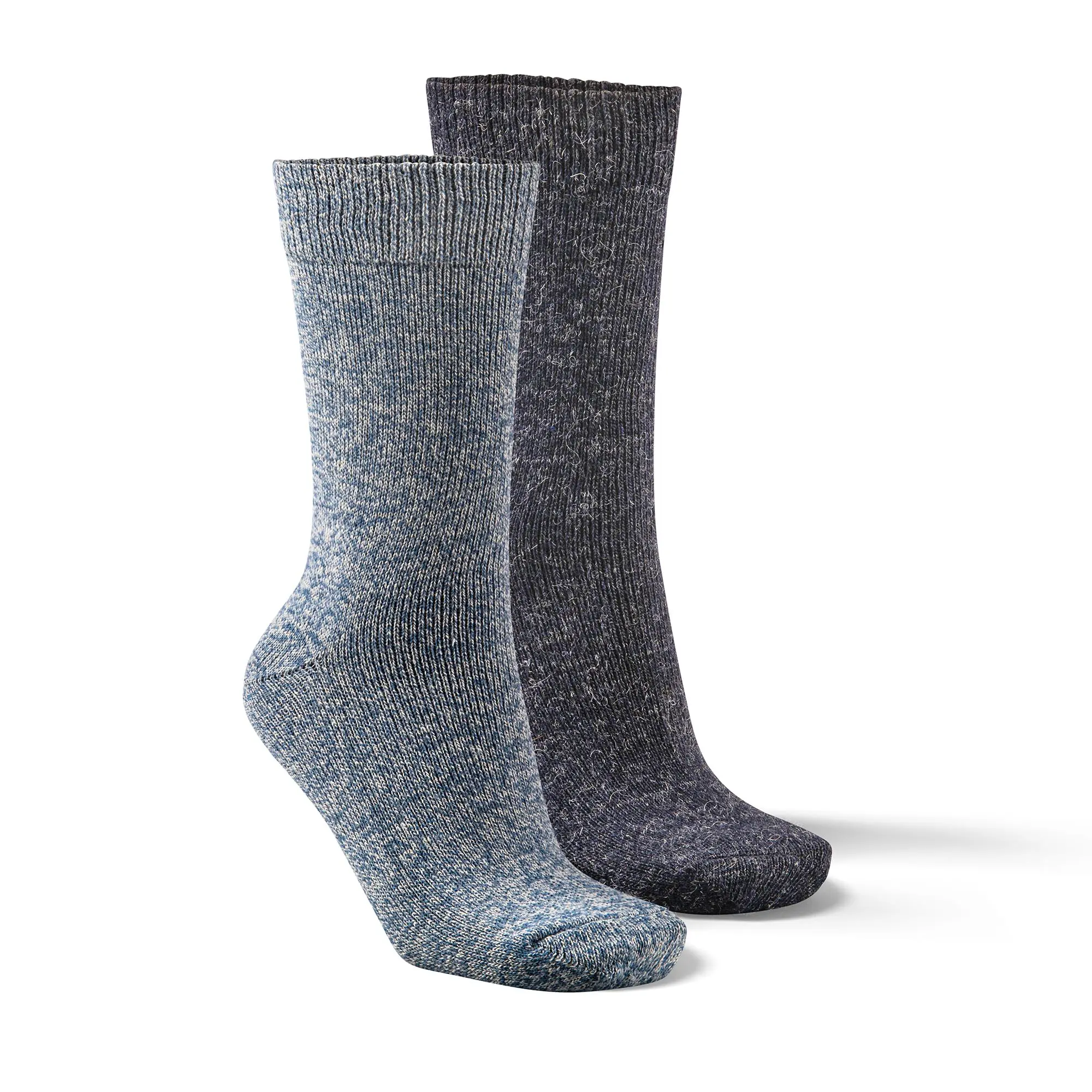 Alpaka Socken dunkelblau  helllblau