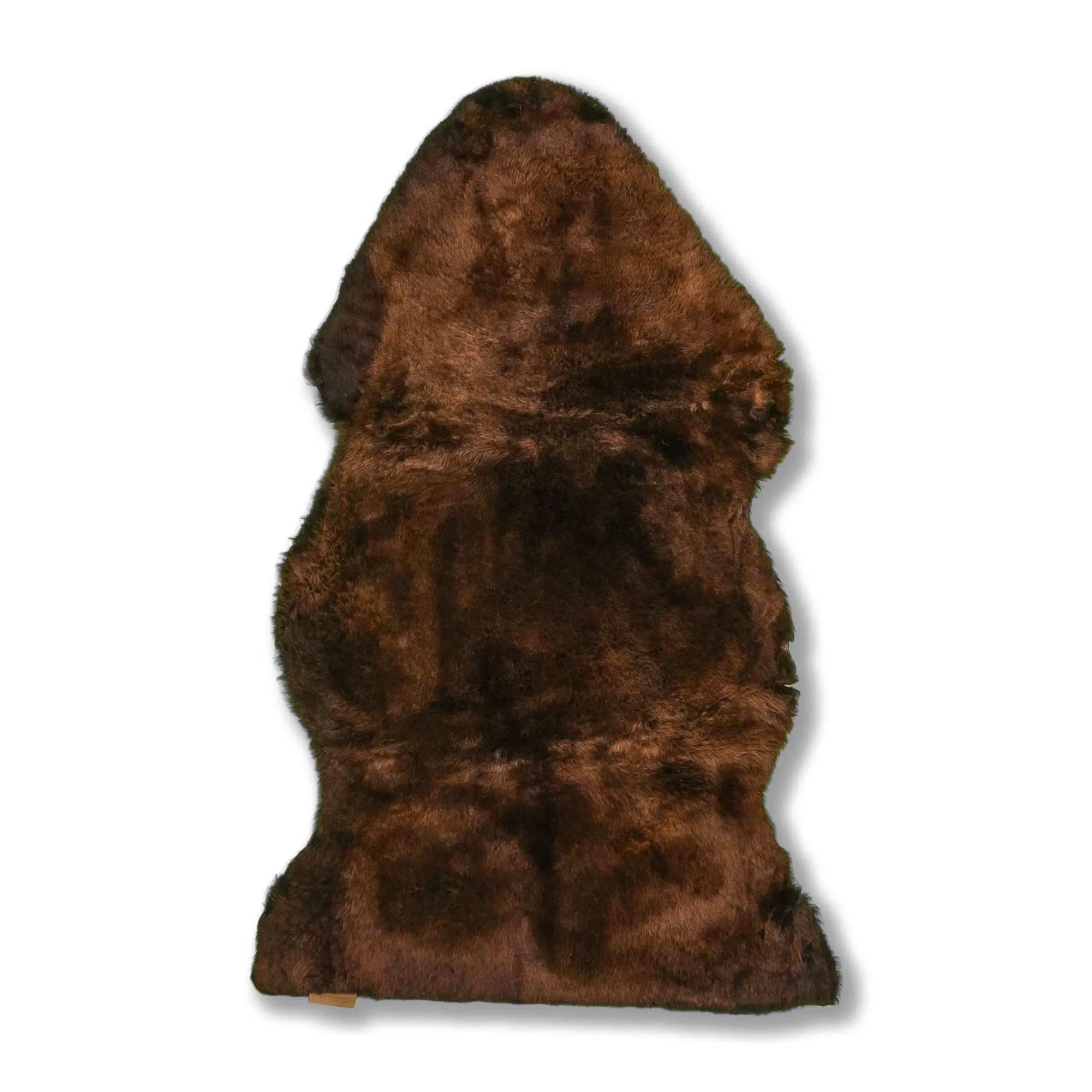 Schaffell meliert geschoren - dunkel