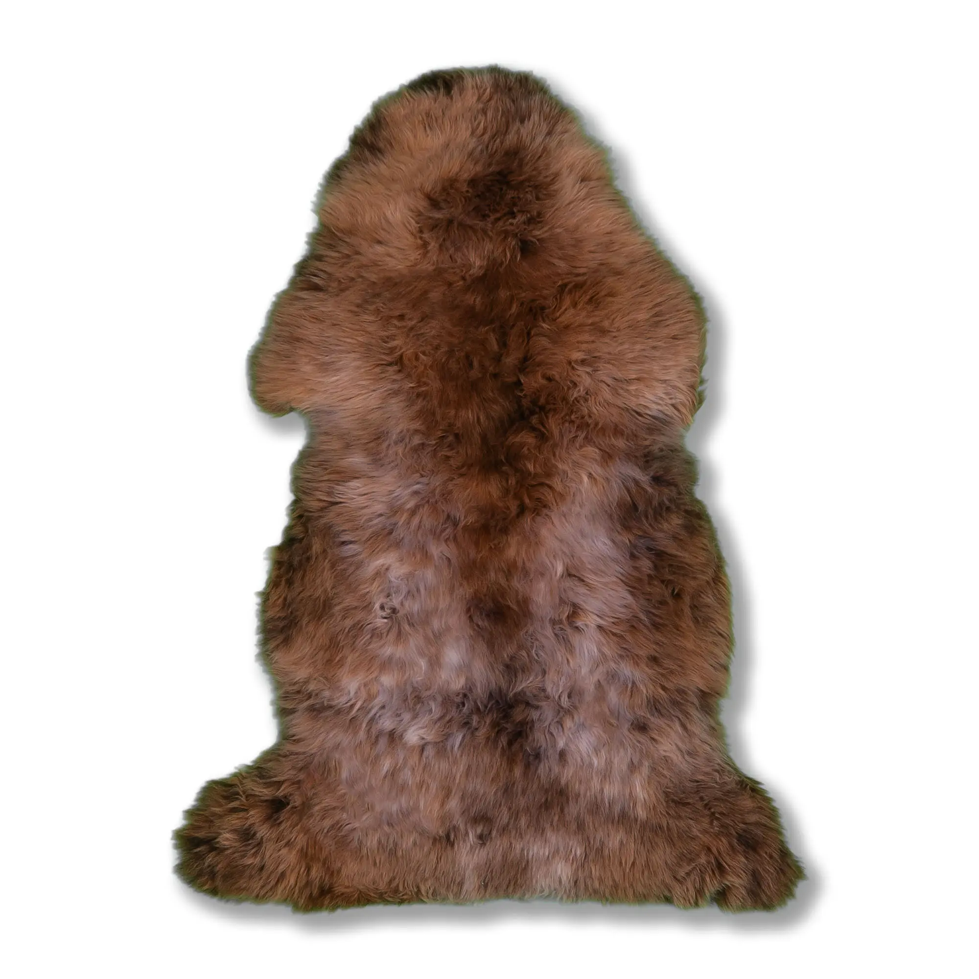 Schaffell meliert langwollig - hell