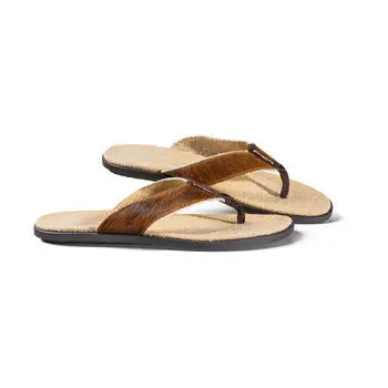 Leder-Flip-Flops "Bull Flips"von Fellhof