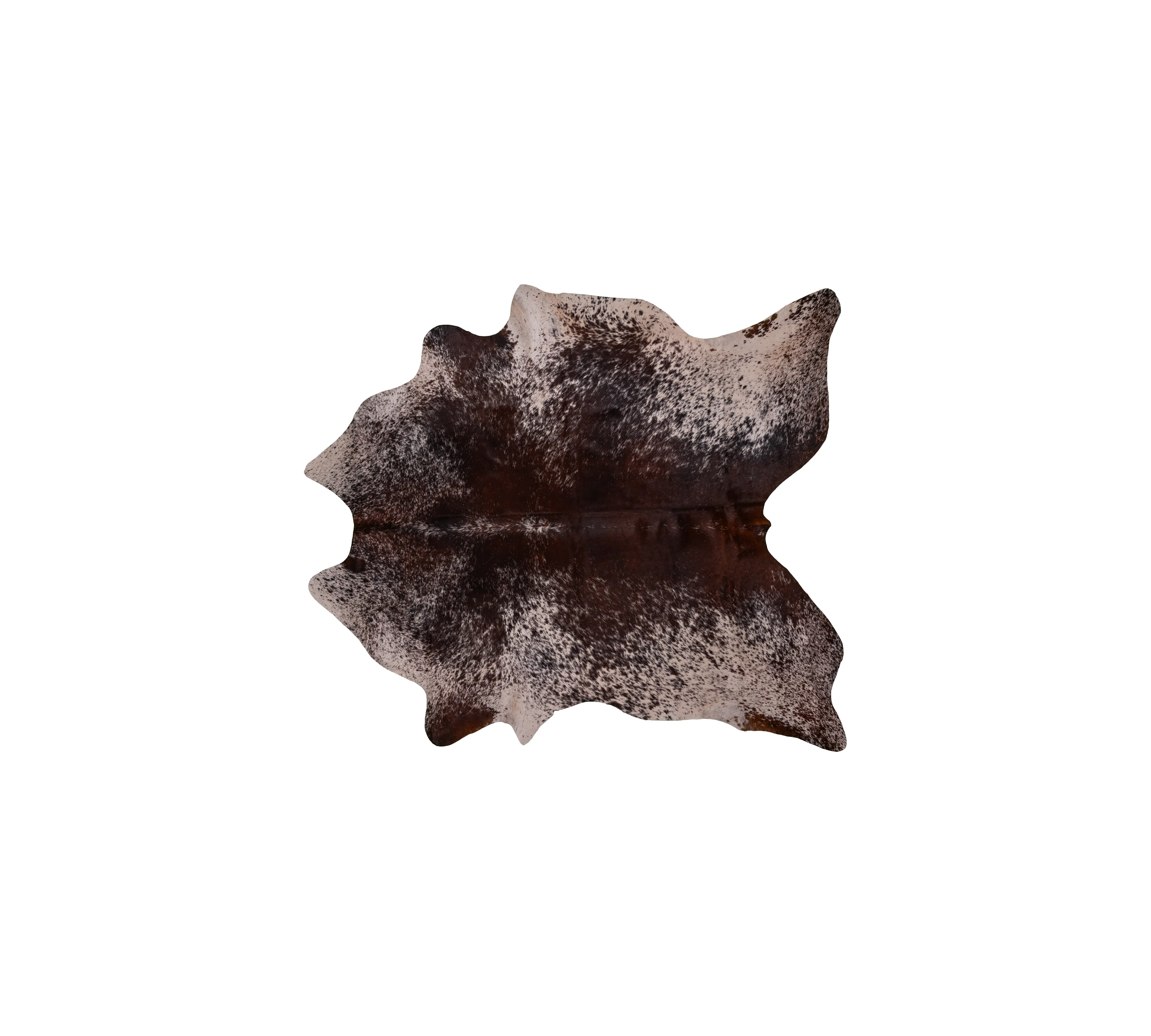 Cowhide SALT+PEPPER 3-4 m² Brown