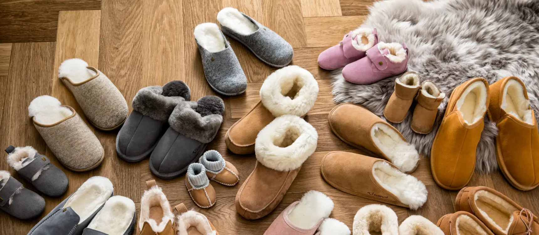 Lammfell Hausschuhe und Pantoffel von Fellhof