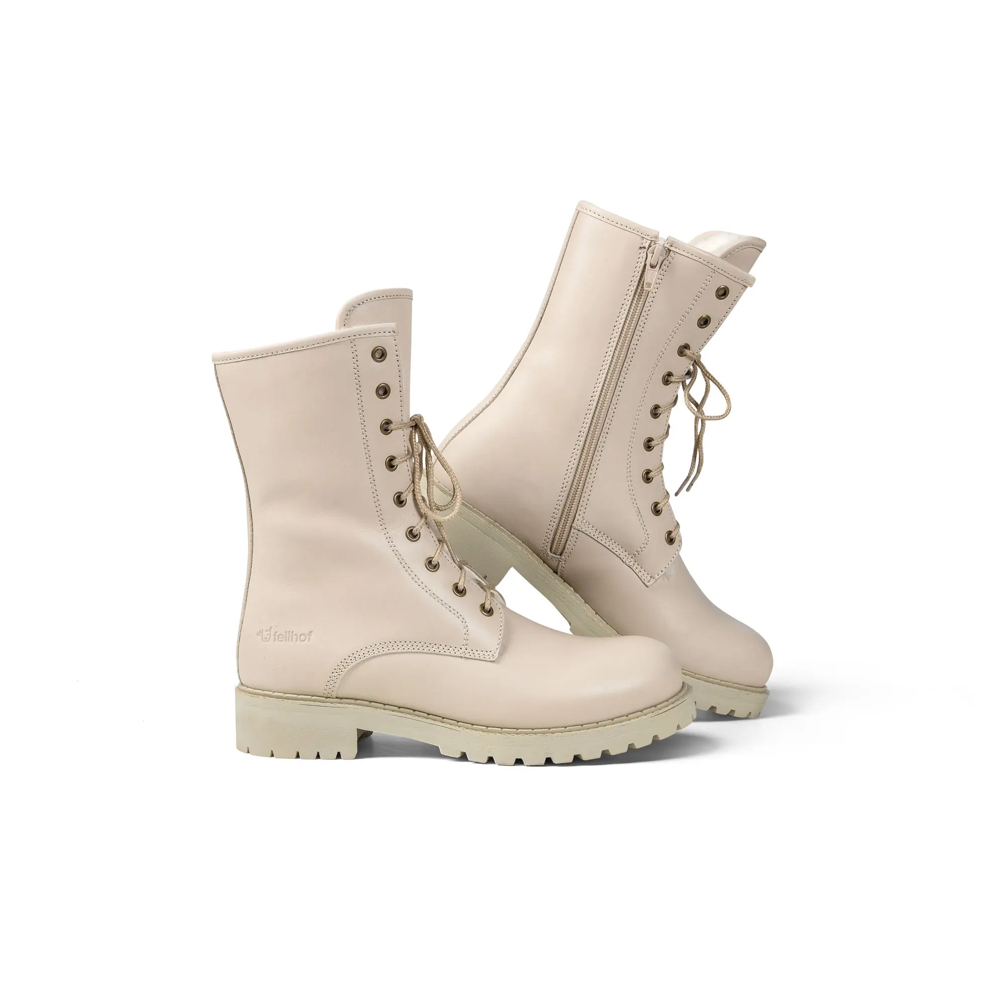 Schnürstiefel Vienna beige