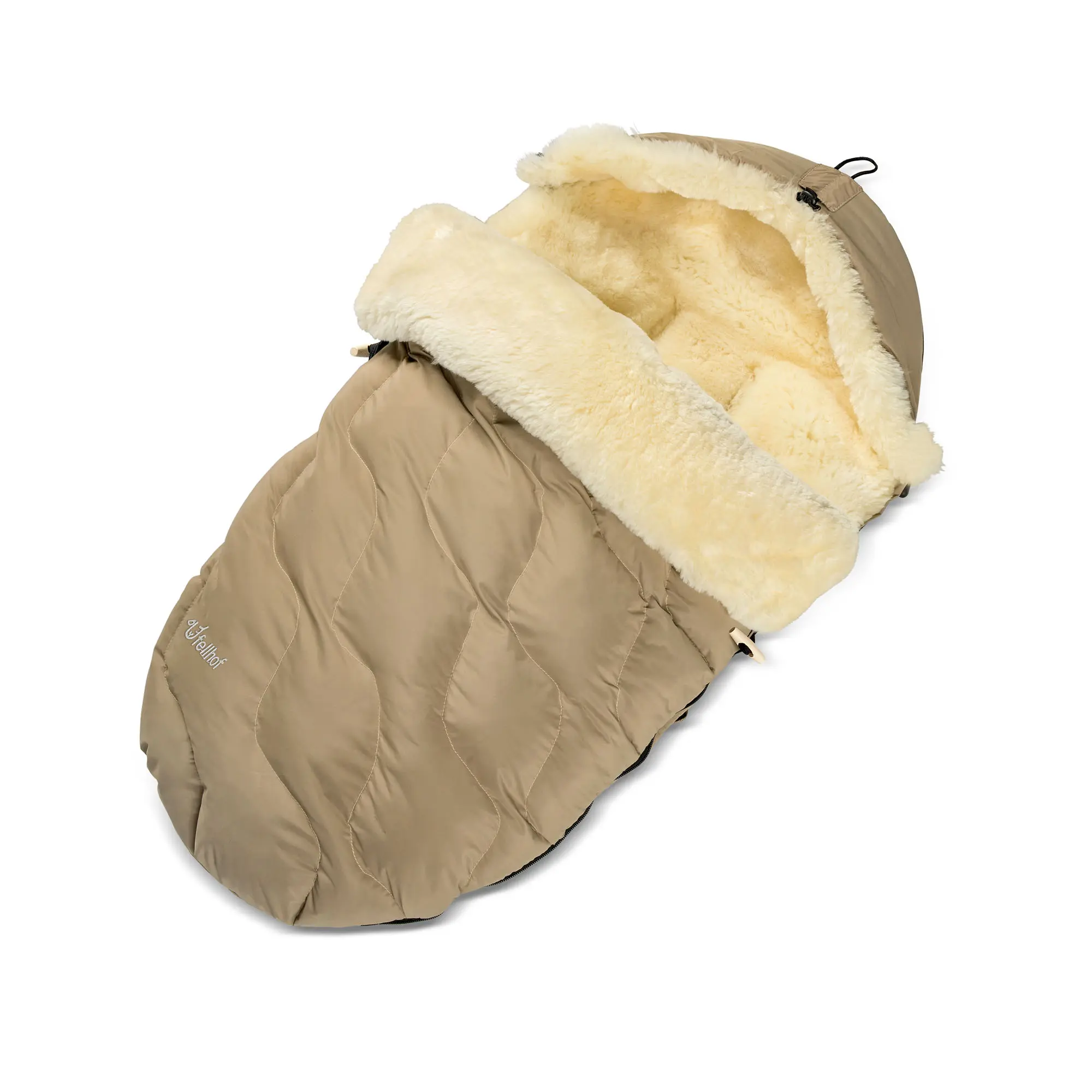 Kinderwagenfellsack Winterberg beige