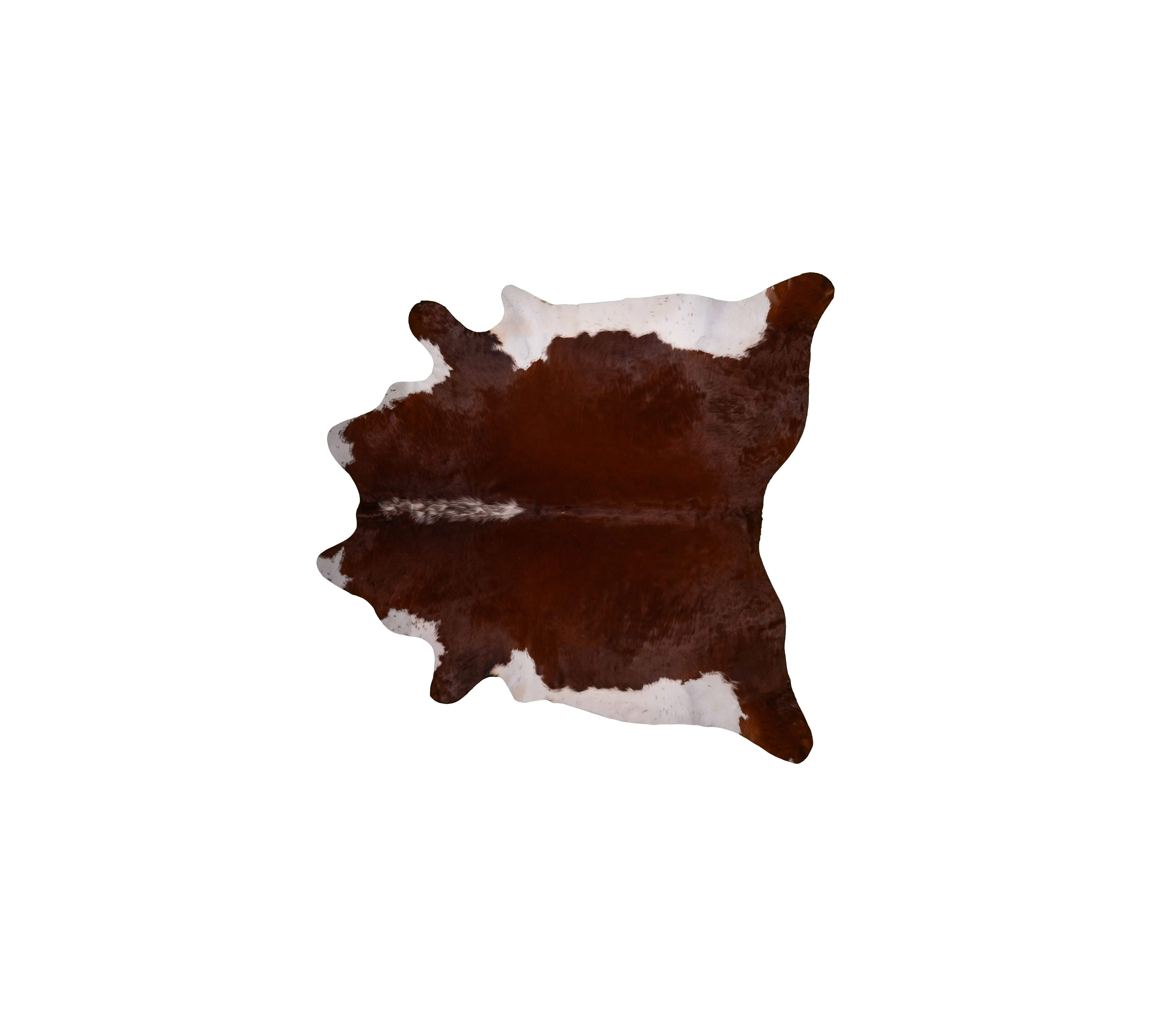 Cowhide, Brown-and-White 3-4 m²