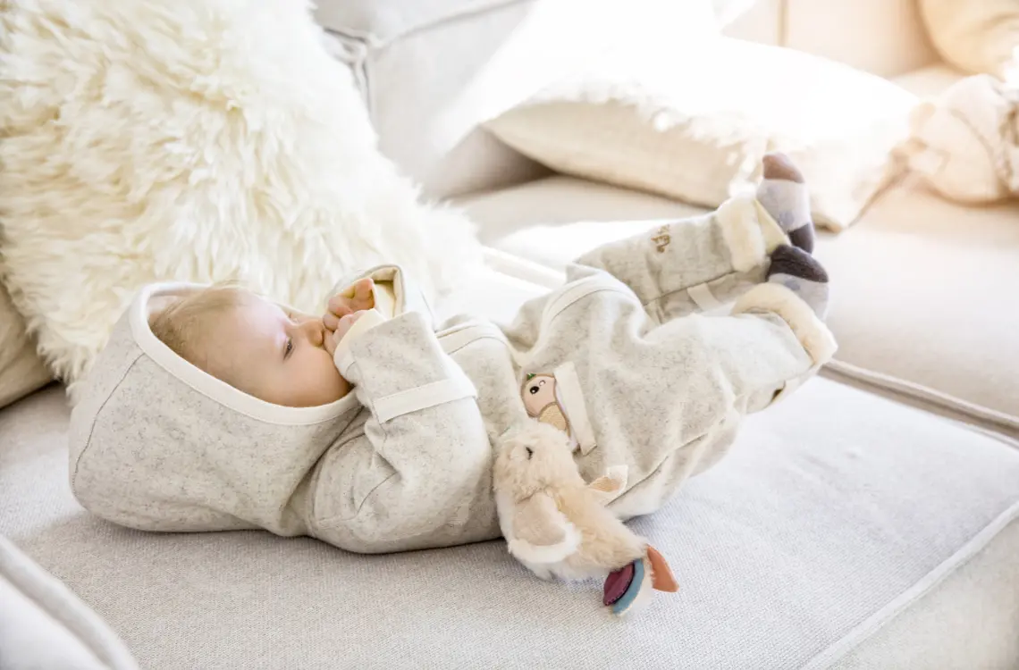 Baby overall Grünschnabel