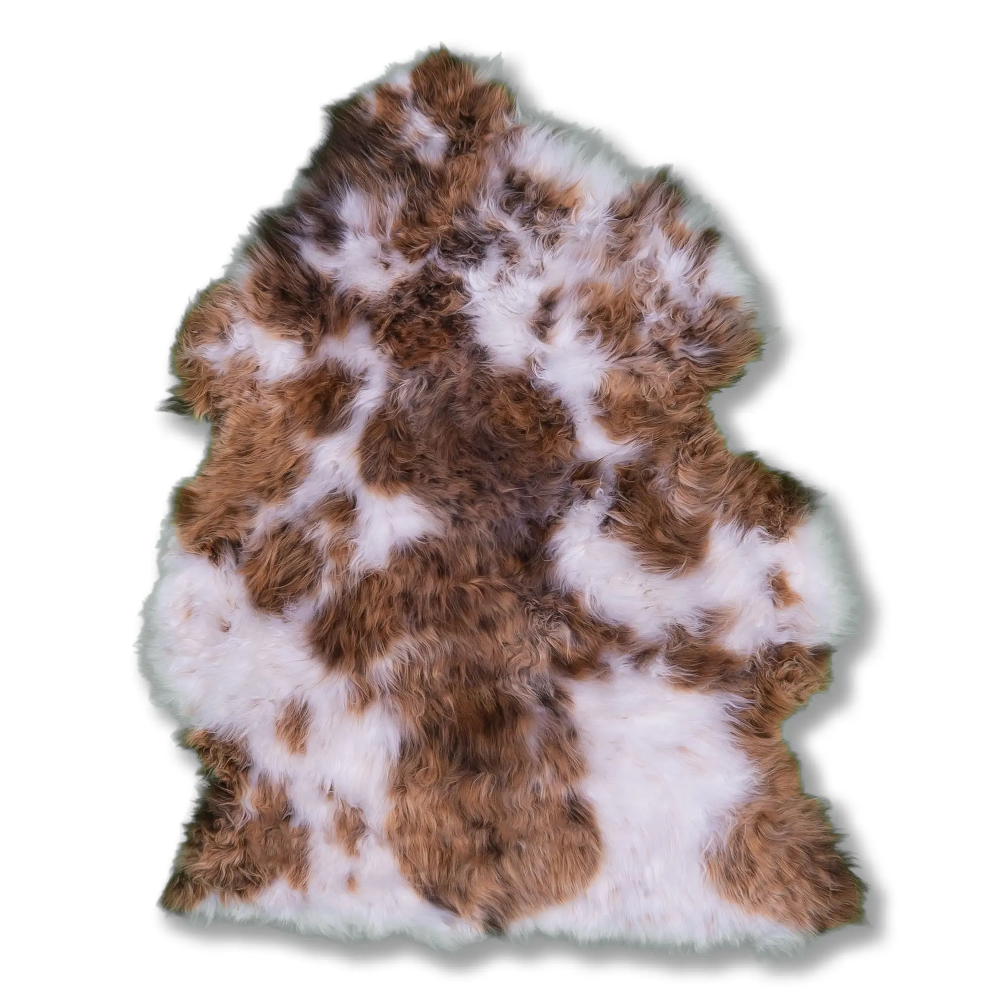 Schaffell meliert langwollig - hell