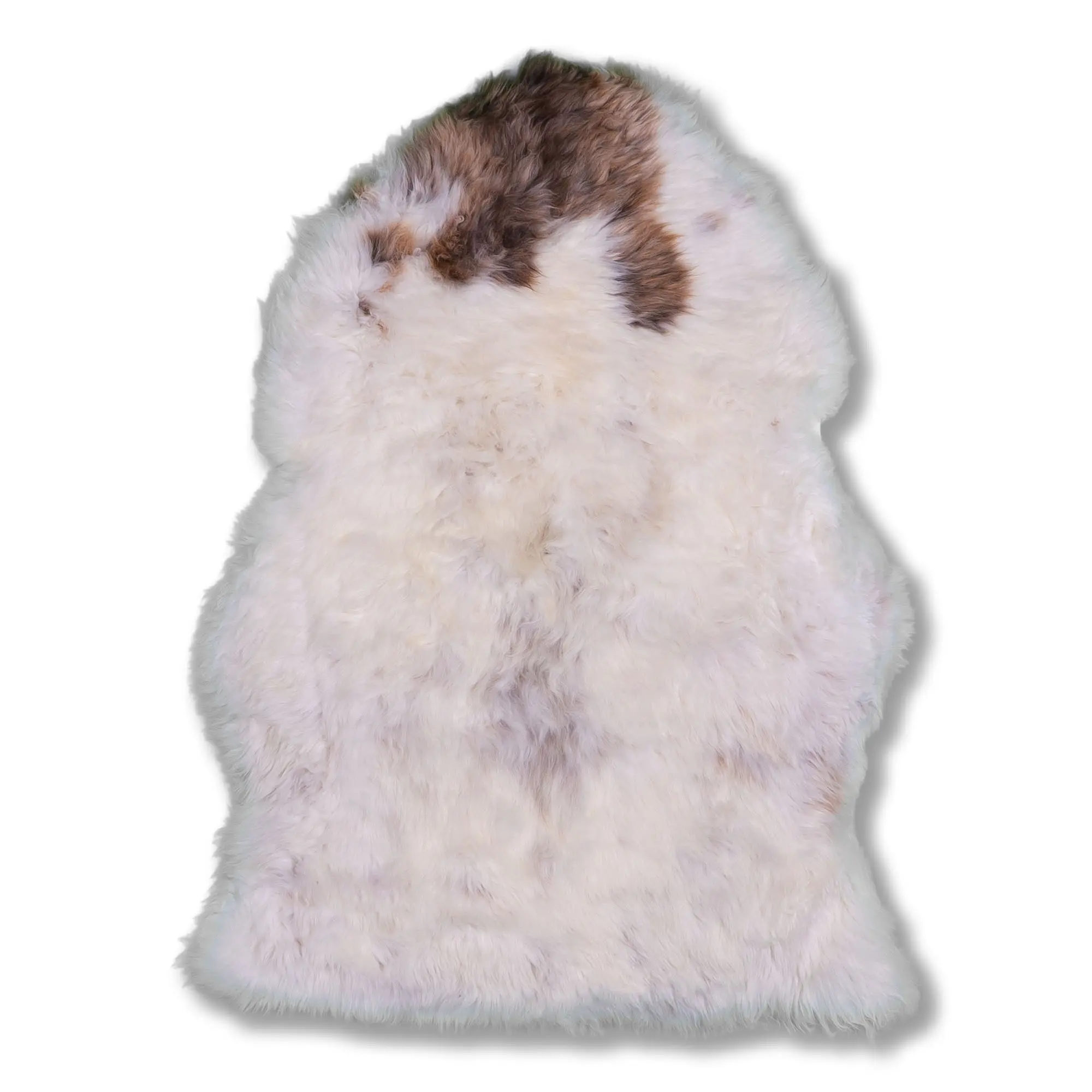 Schaffell meliert langwollig - hell