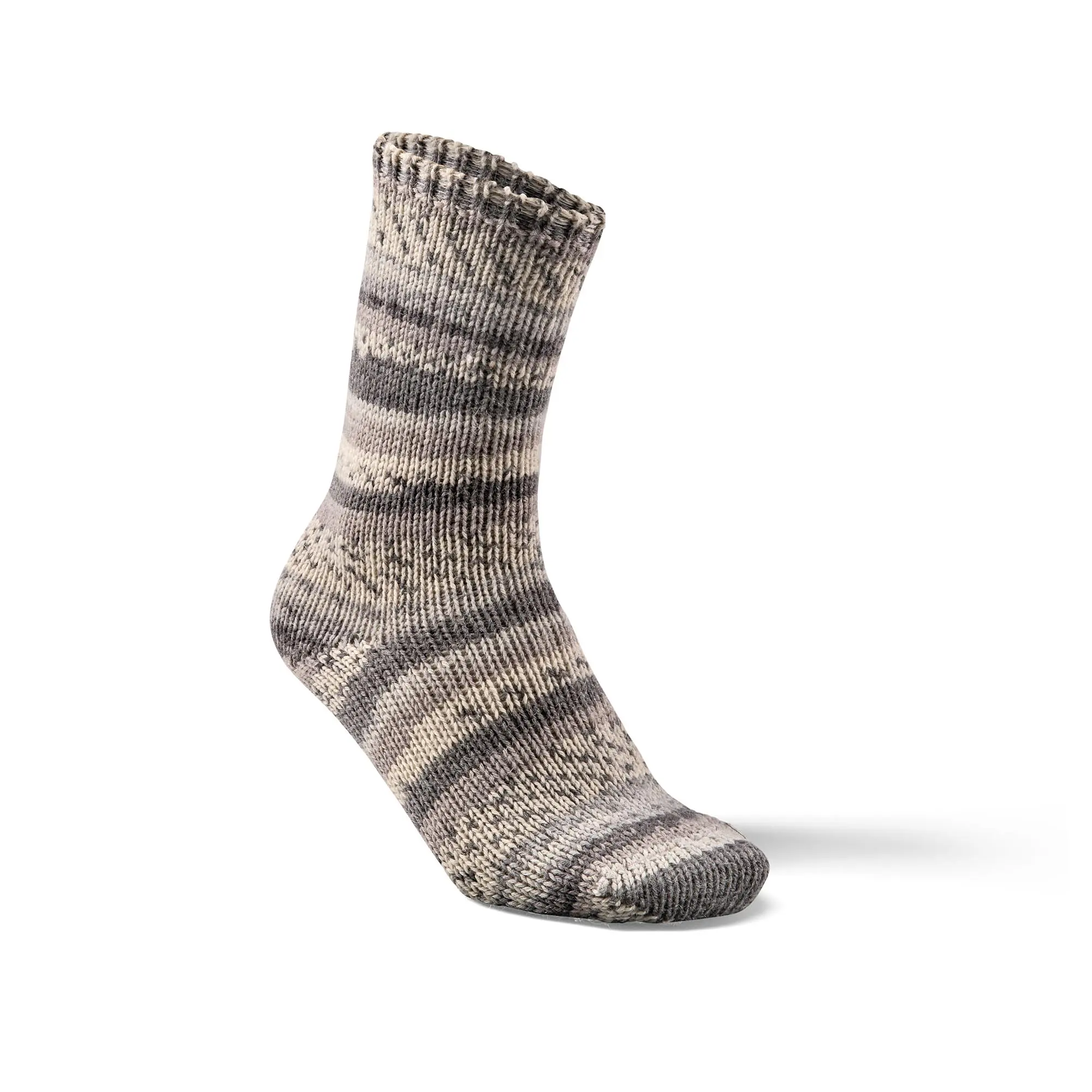 Colourful wool socks color grey