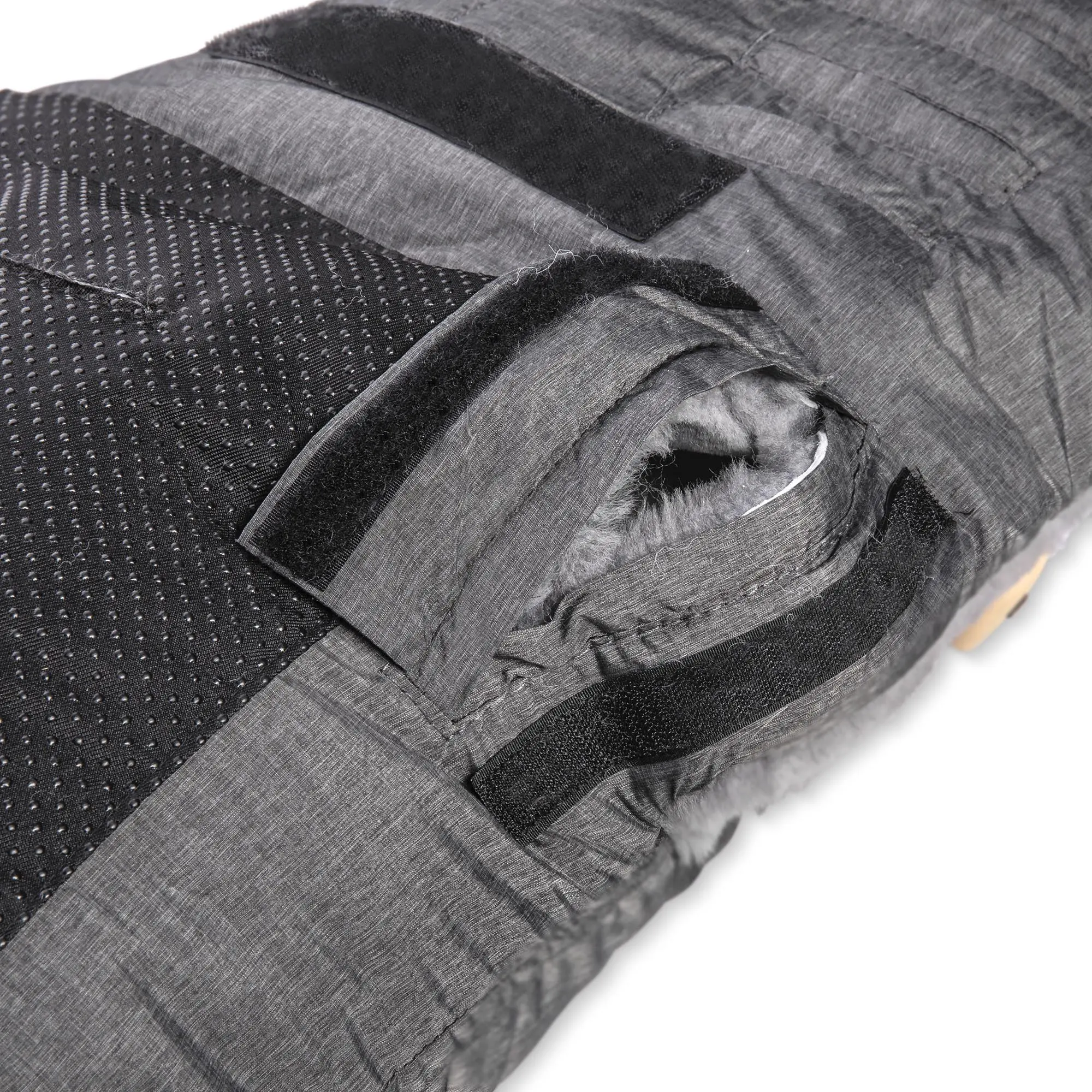 Fußsack Lammfell Wanderlust graphit melange