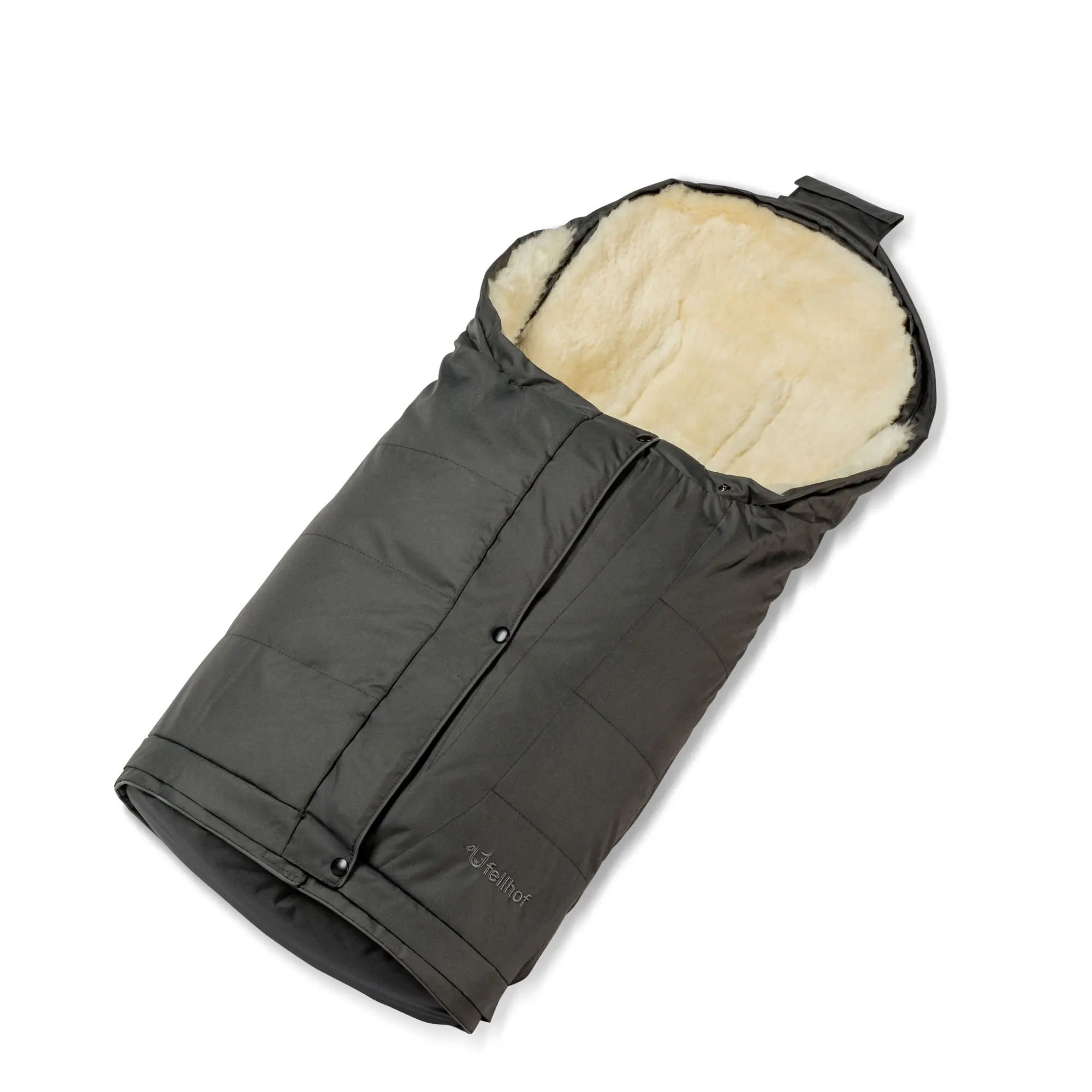Lammfellfußsack Kitzbühel dunkelgrau Lammfellfußsack Kitzbühel dunkelgrau