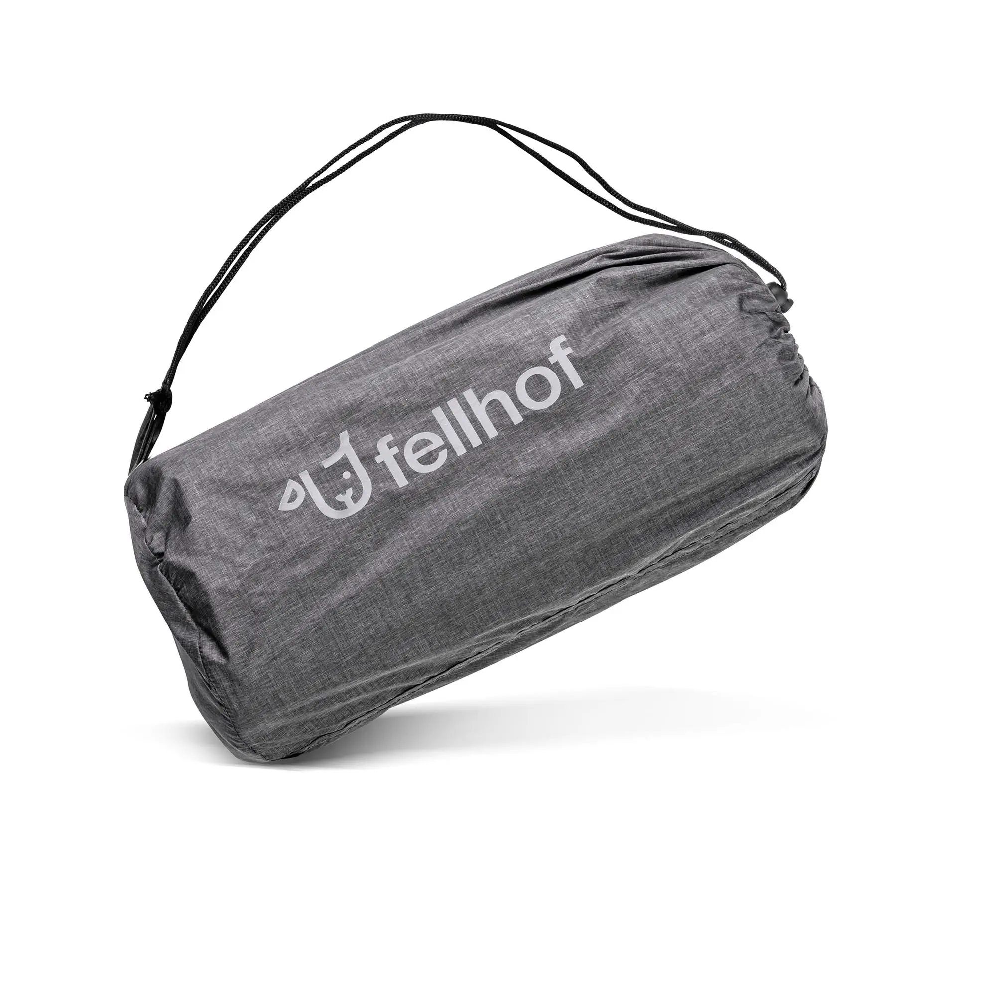 Fußsack Lammfell Wanderlust graphit melange