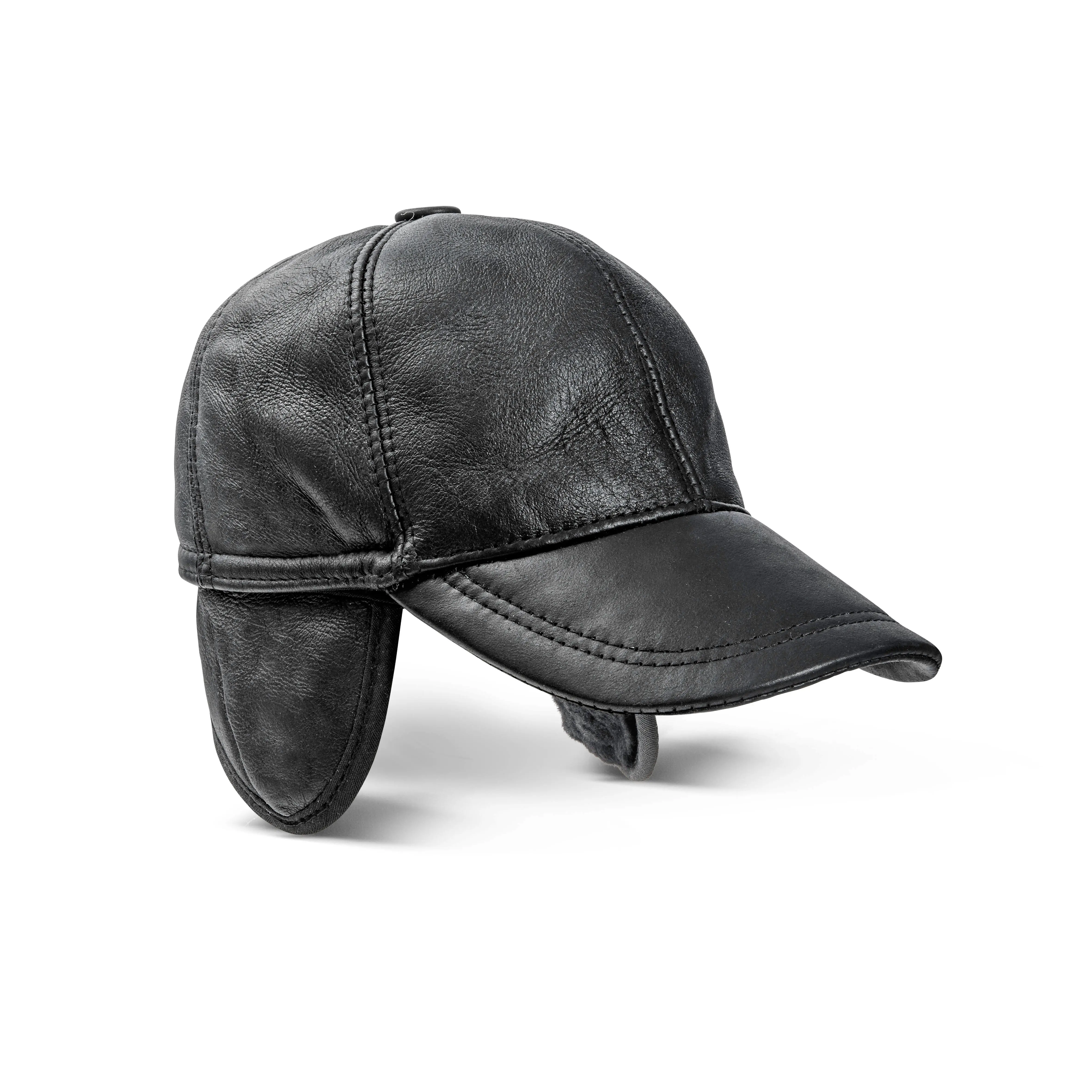 Bruno Lambskin Cap 