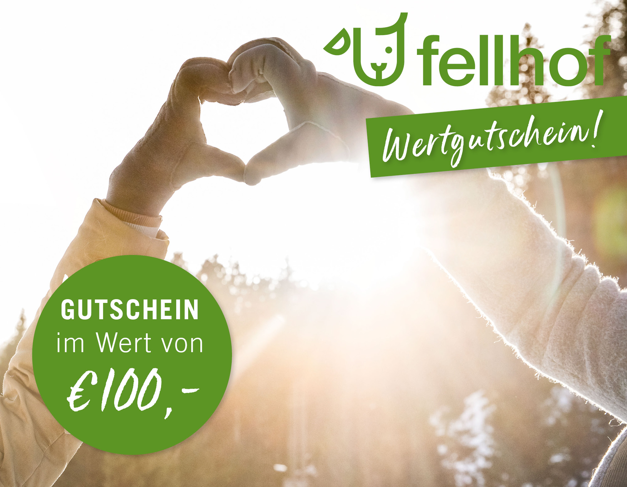 Fellhof Wertgutschein im Wert von 100€