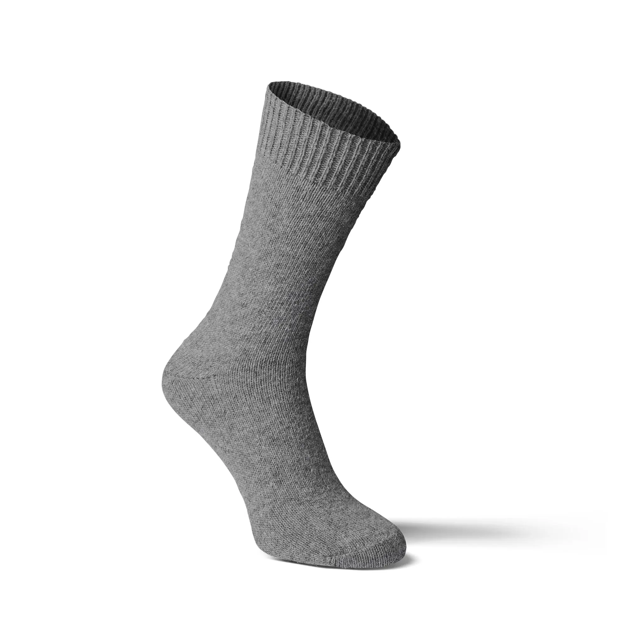 Alpaka Socken Grau