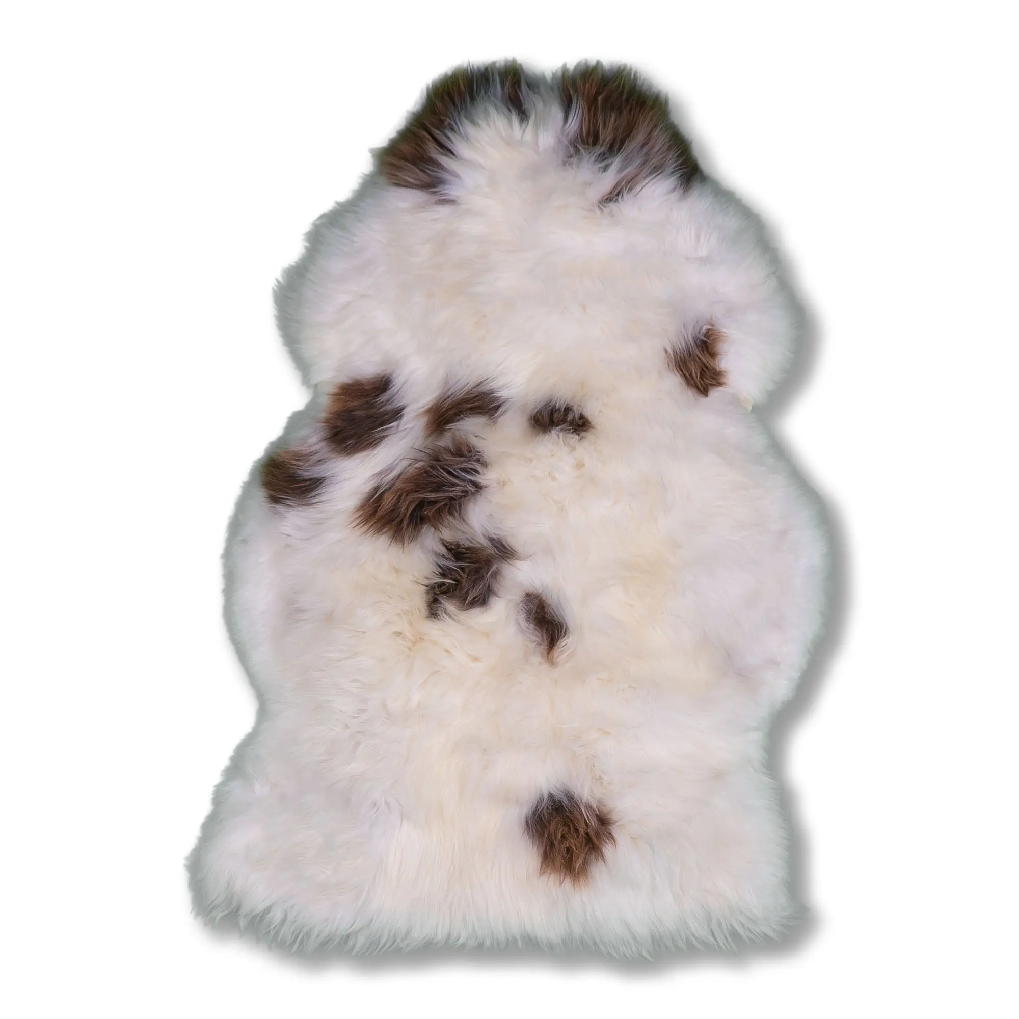 Schaffell meliert langwollig - hell