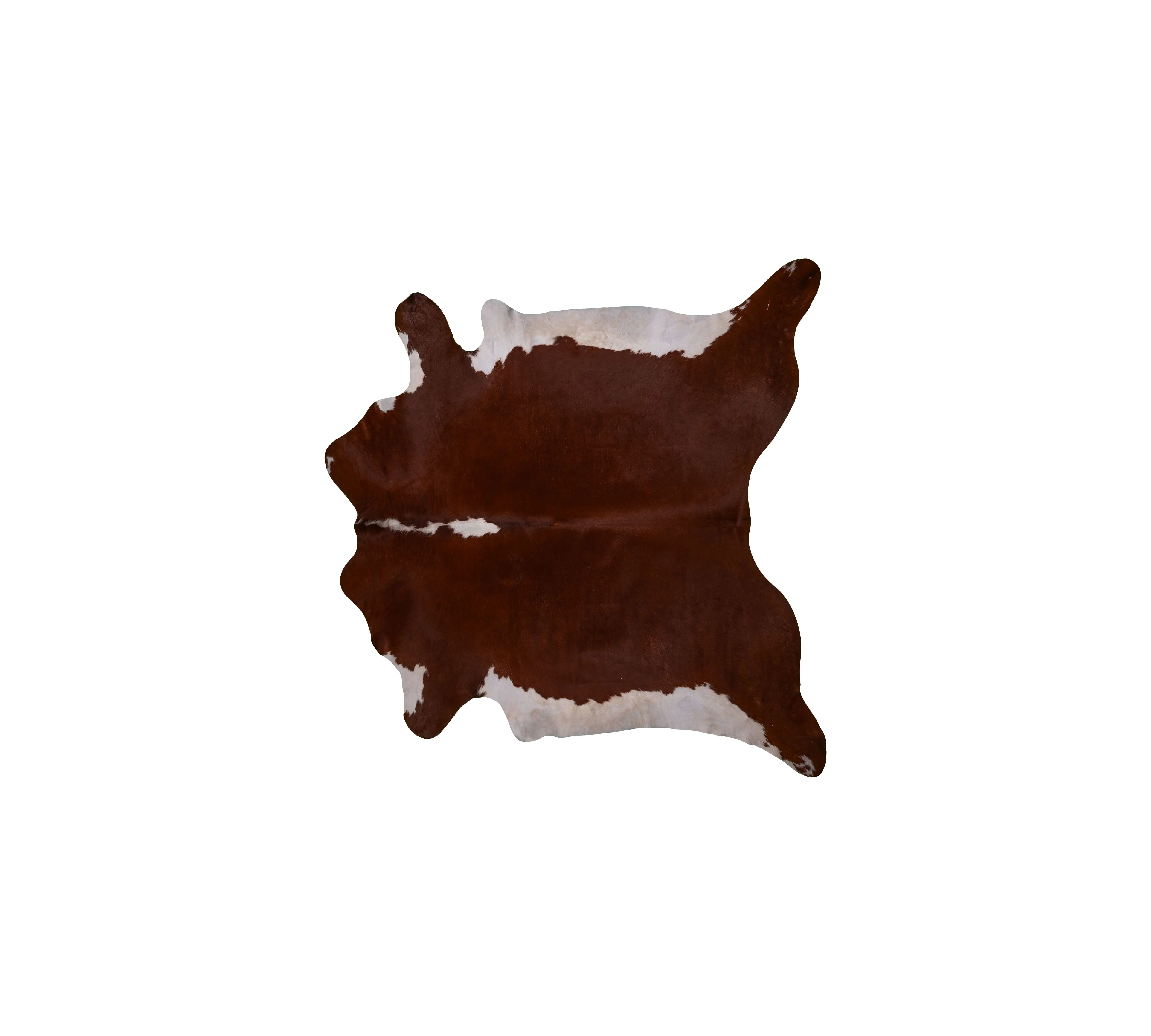 Cowhide, Brown-and-White 3-4 m²