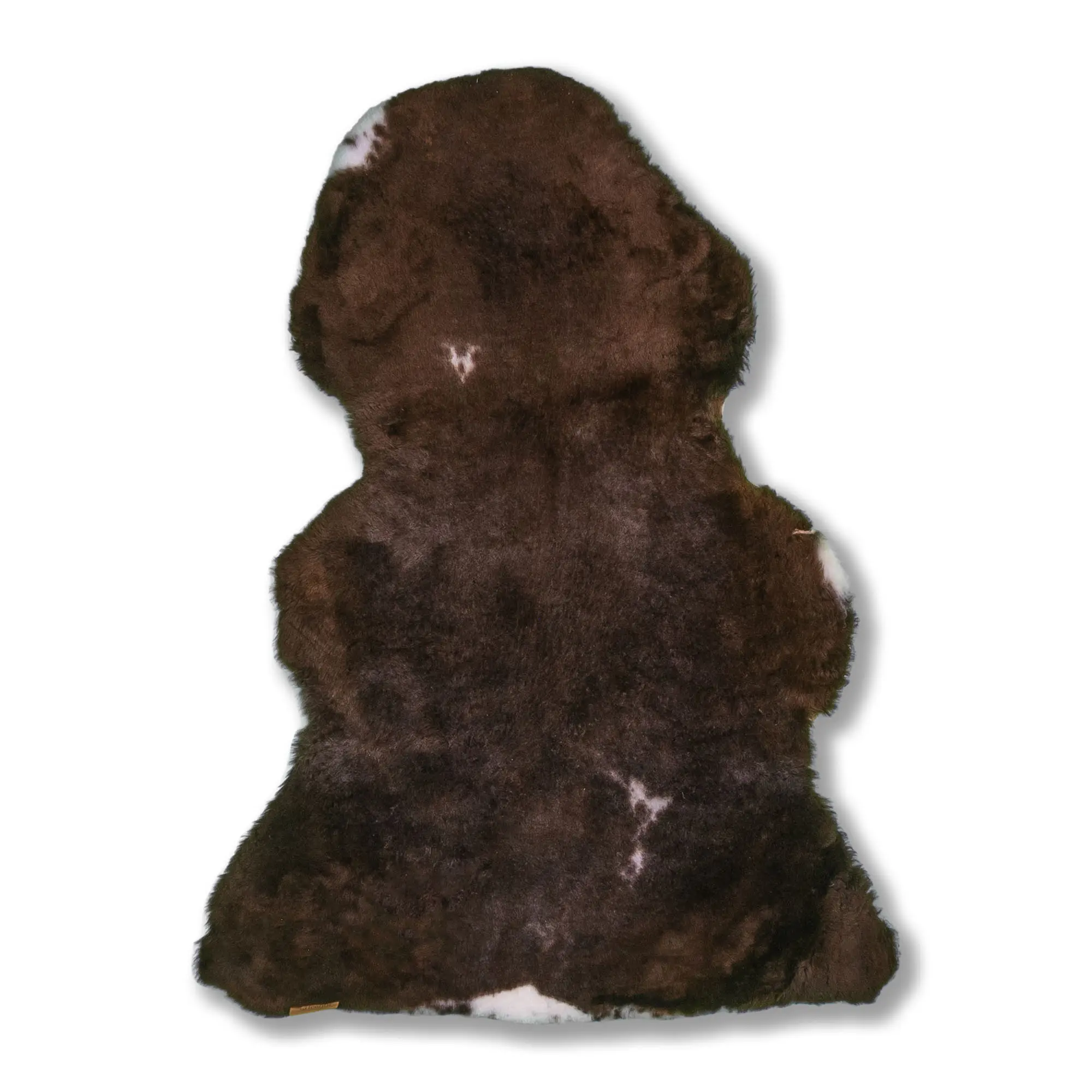 Schaffell meliert geschoren - dunkel