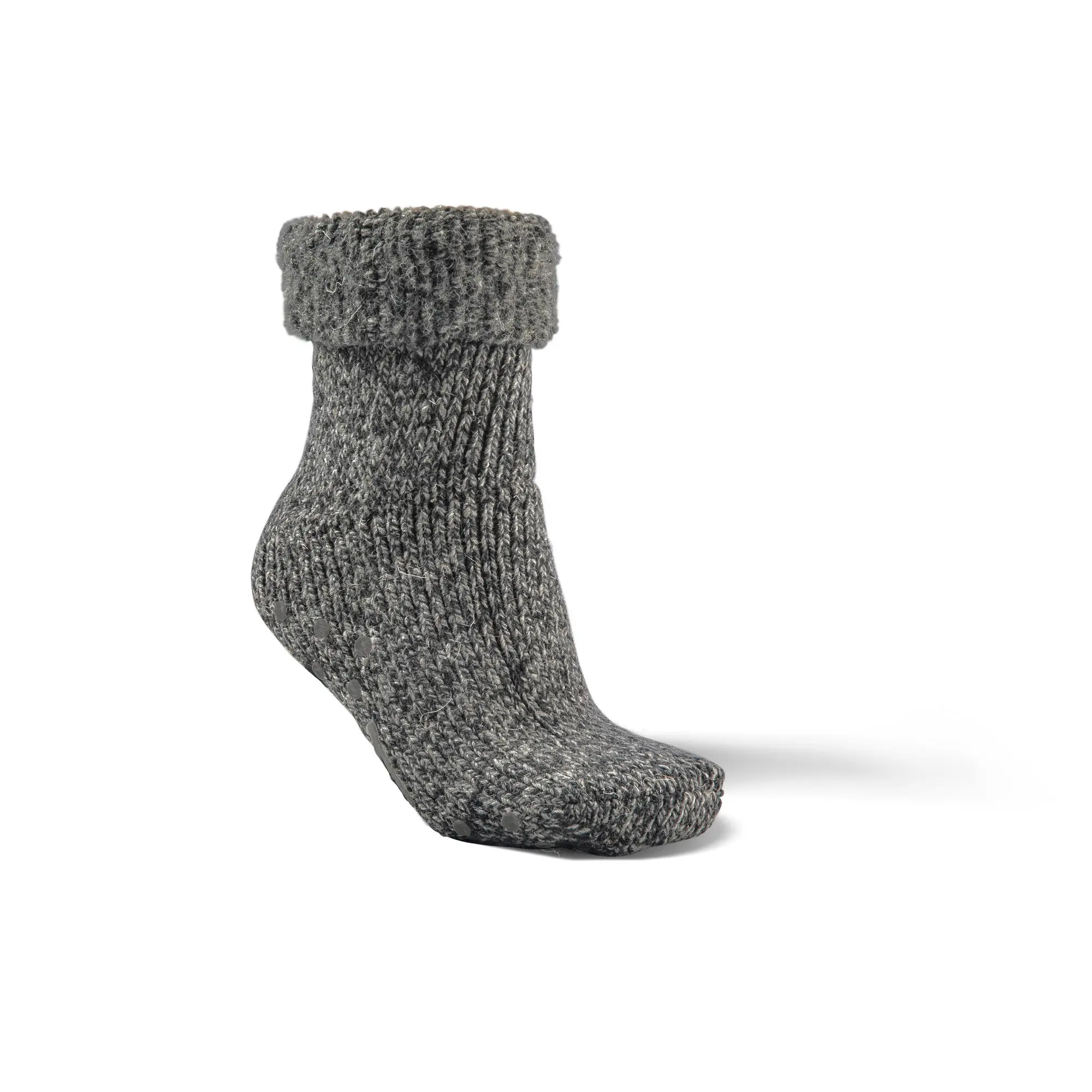 Alpaka ABS Stoppersocken anthrazit