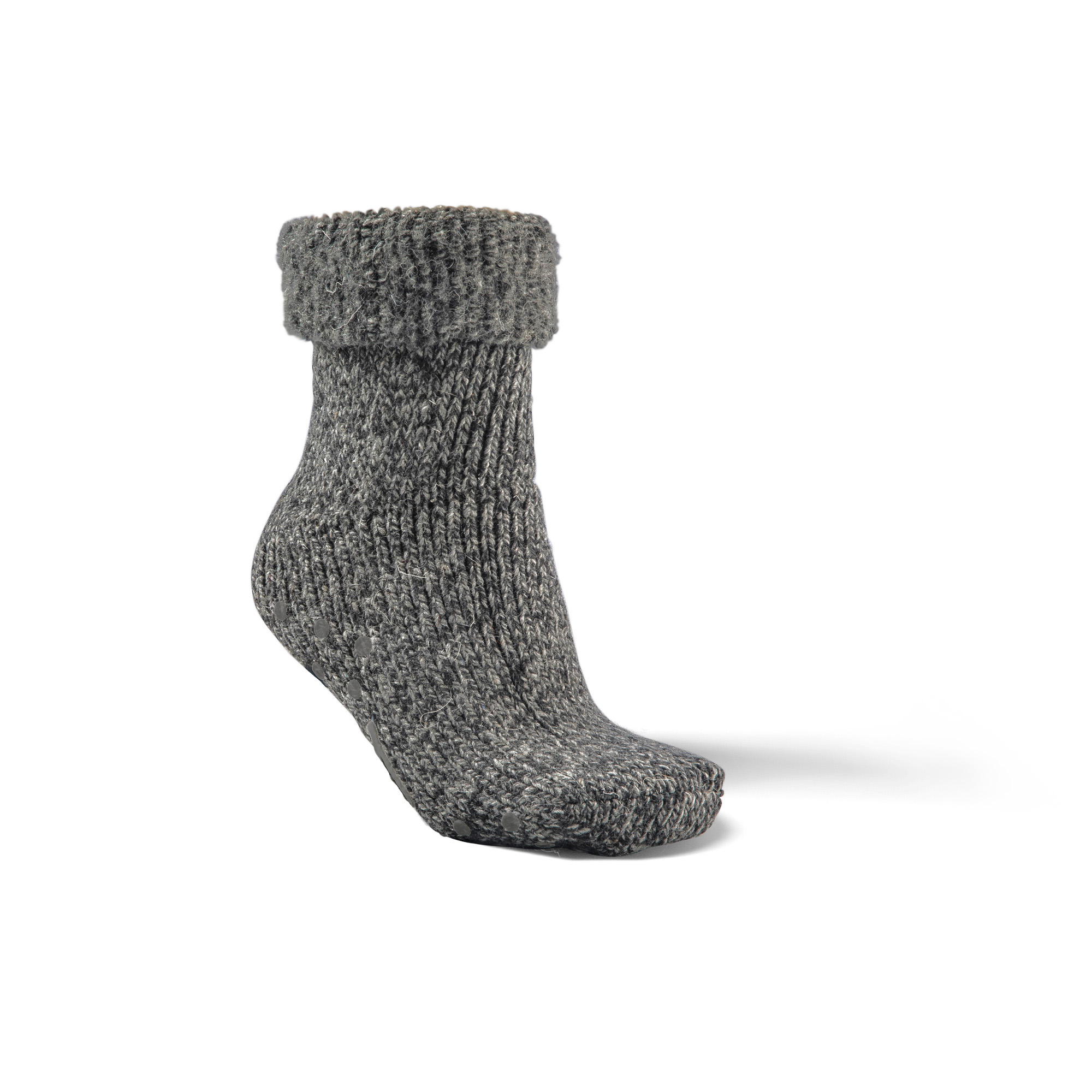 Alpaka ABS Stoppersocken anthrazit