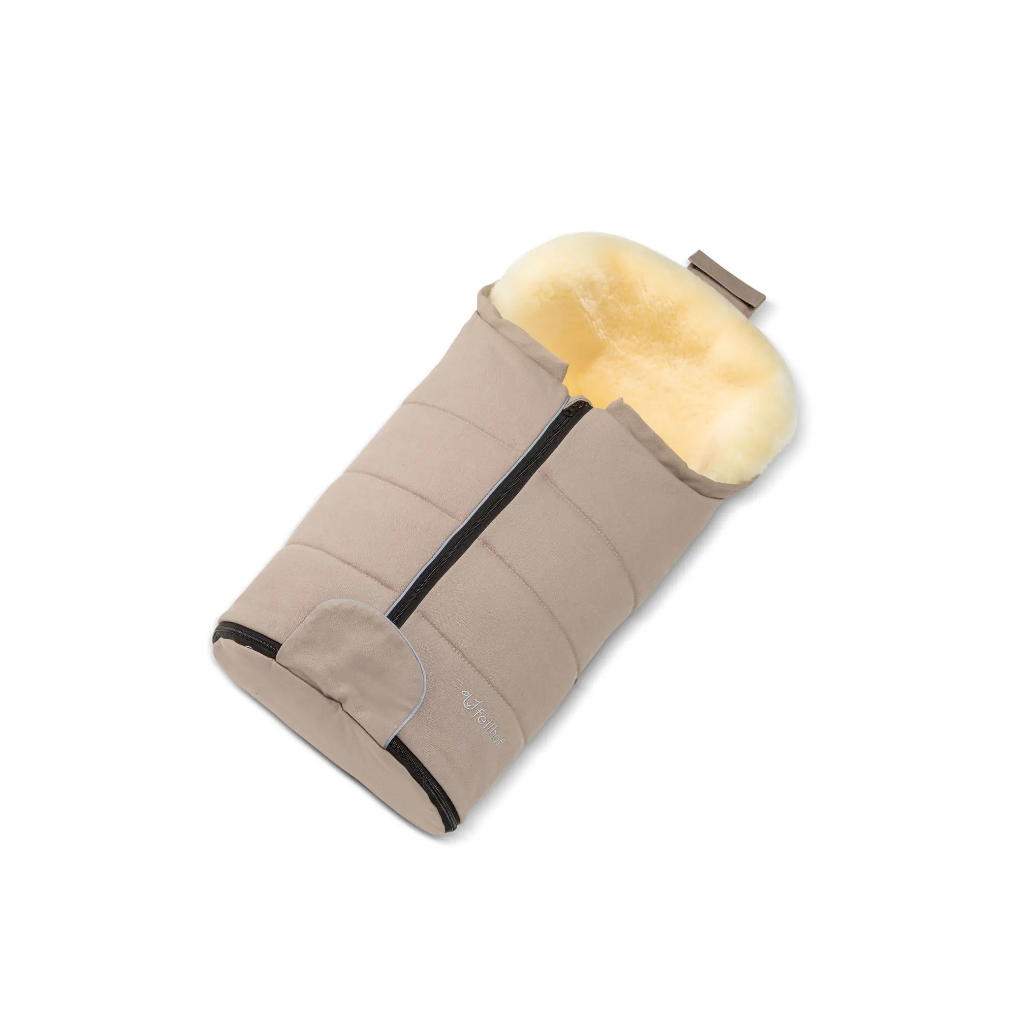 Fellsack Lammfell Gastein canvas grau beige