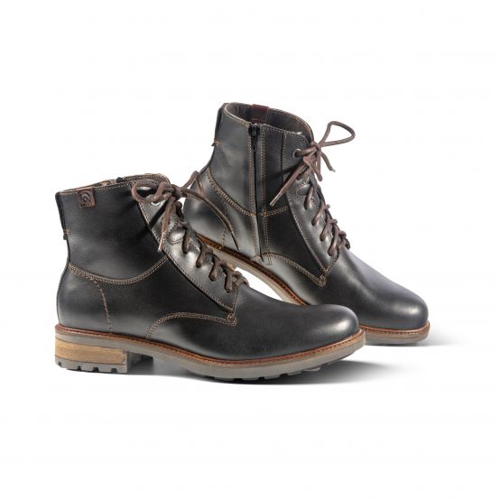 Massimo Men’s Lace-Up Lambskin Boots