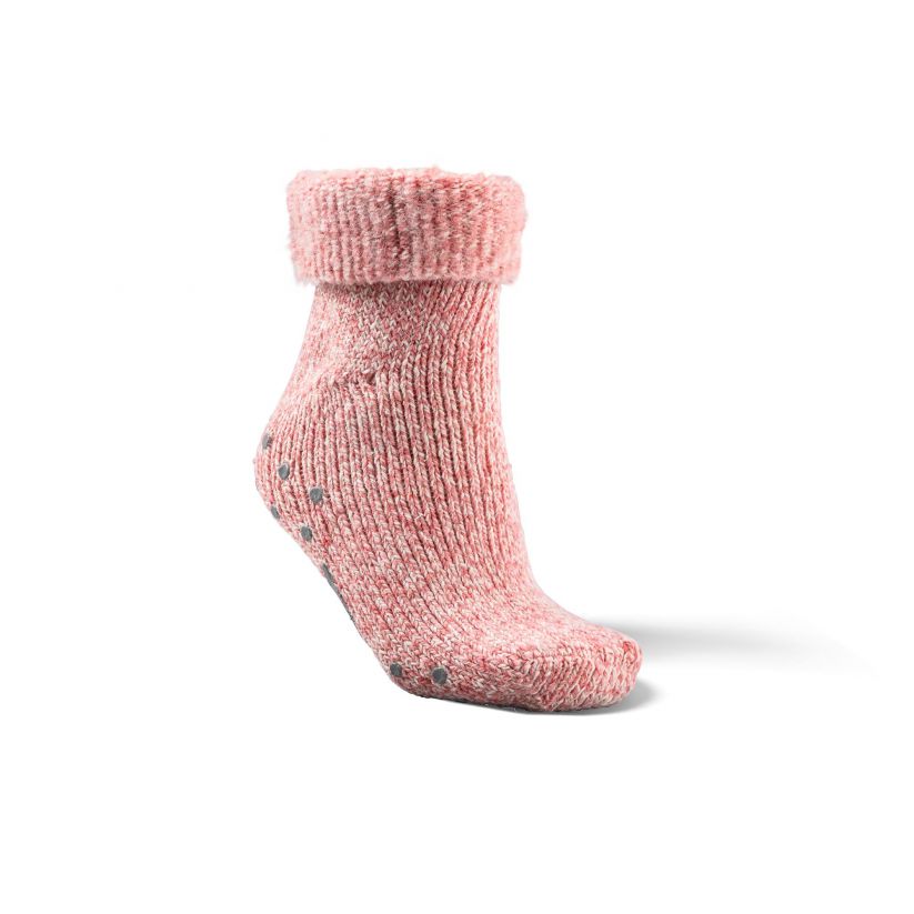 Wollsocken abs rosa