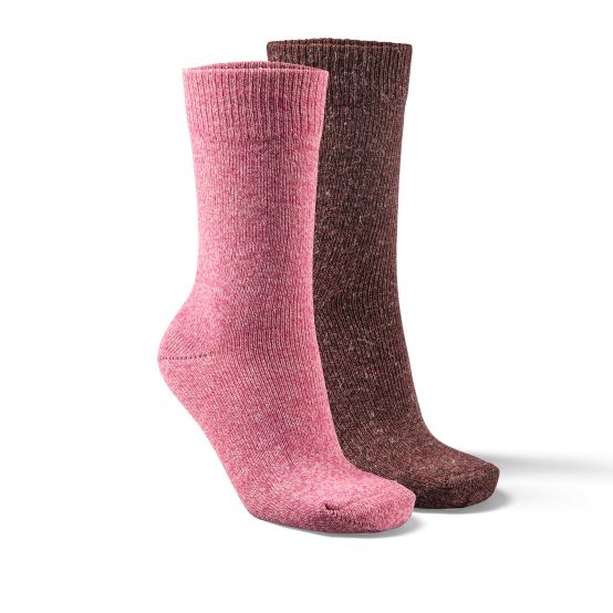 Alpaka Socken  rot rosa