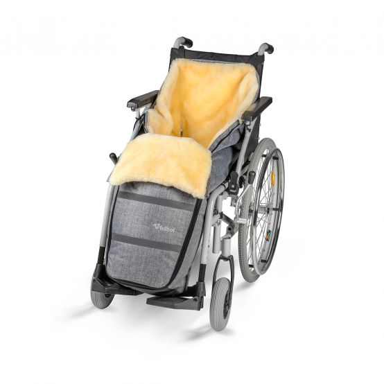 Rollstuhl Schlüpfsack mit Lammfell