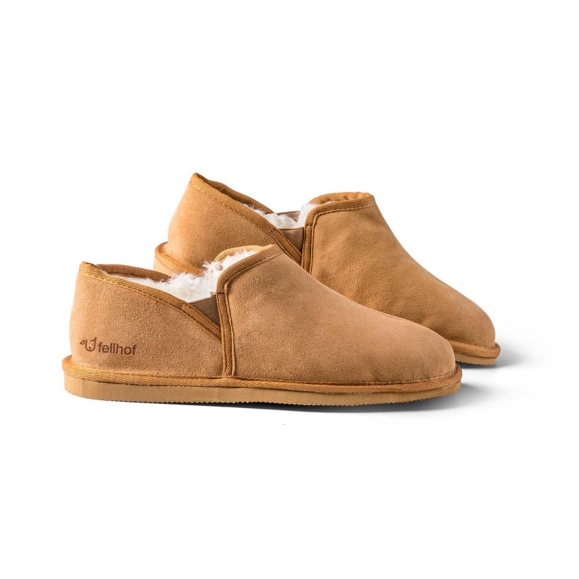 Komfort men s closed back slippers Fellhof Online Shop