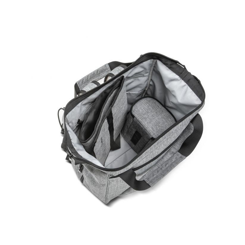 Wickelrucksack Cura black melange innen