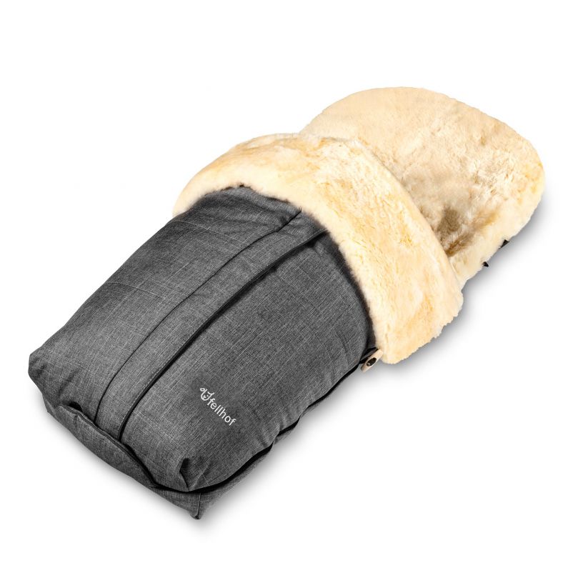 Sheepskin pram clearance footmuff